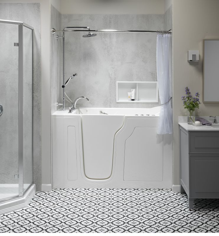 Modern Design Ideas For Tub To Shower Conversion Projects